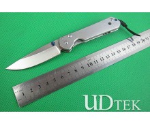 Chris Reeve steel lock Mercerizing handle folding knife UD402009